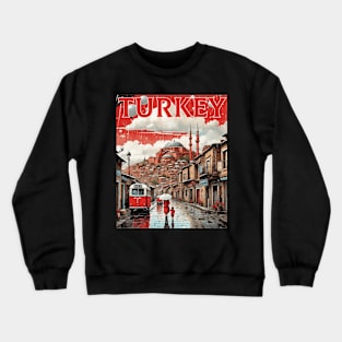 Ani Turkey Vintage Retro Travel Tourism Crewneck Sweatshirt